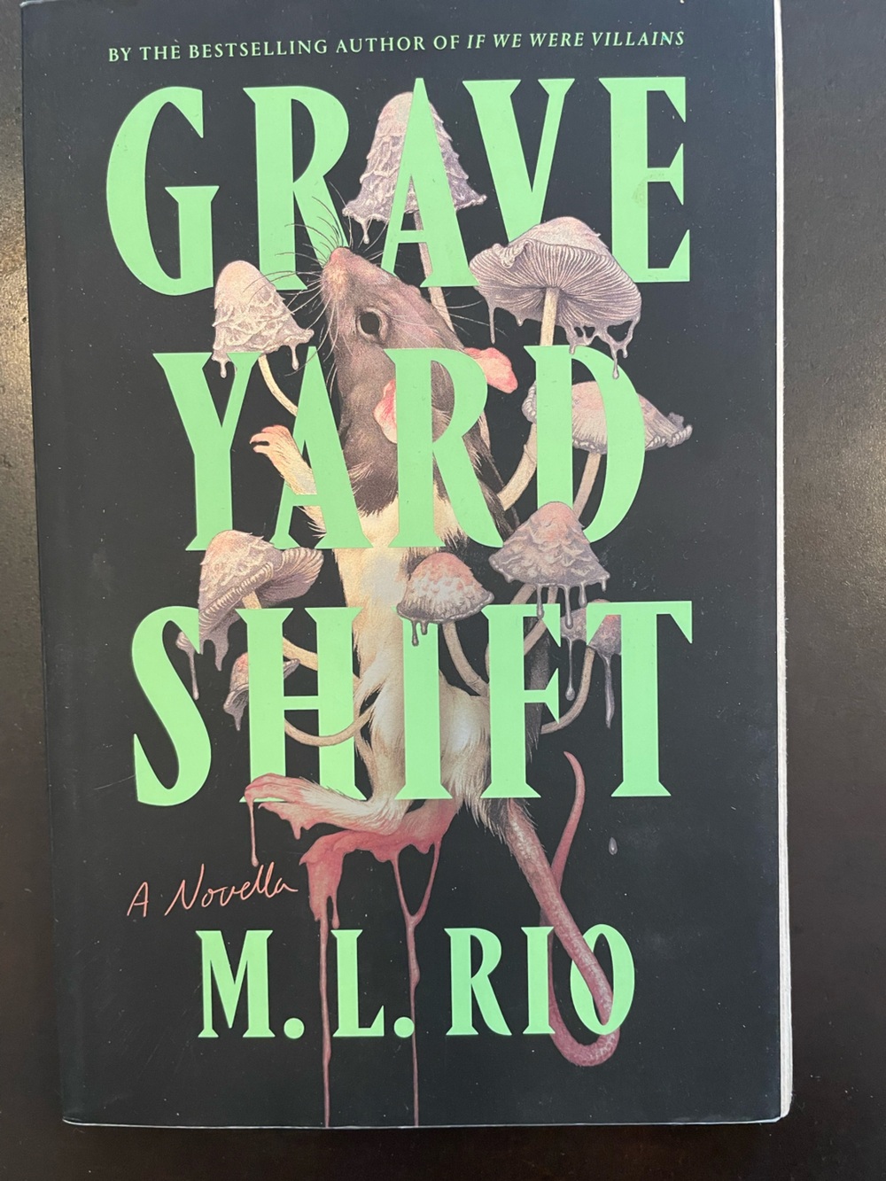 M.L. RIO ‘Graveyard Shift’ - dark, atmospheric gothic novella by Flatiron Books